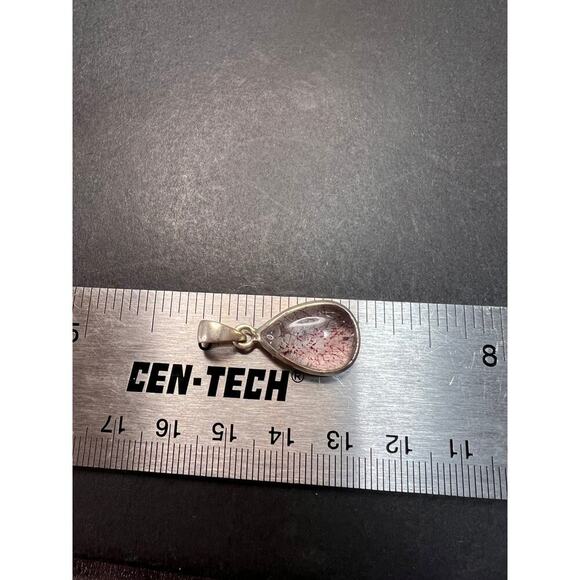 NEW Lepidocrocite super 7 sterling silver teardrop pendant 3.31 grams - Picture 6 of 11